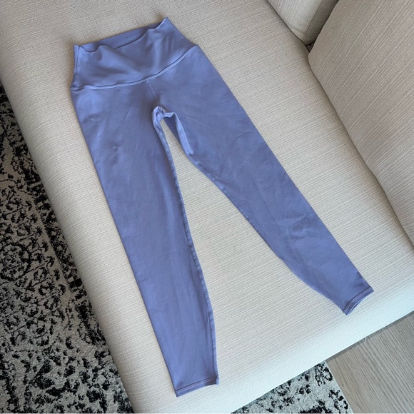 ALO Yoga Pants - ALO Yoga Purple Leggings High Waist Stretchy